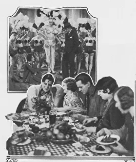 Cutts: Two scenes of the filming of the Return of the Rat (1929)