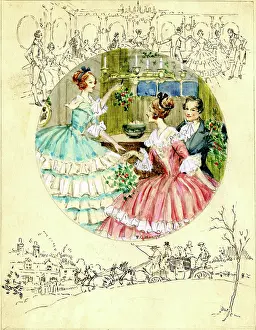 Arranging: Scenes of a grand Christmas ball