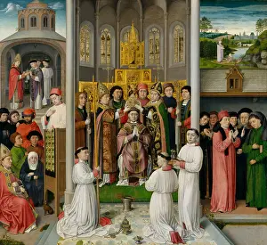 Northern Renaissance: SCENES FROM LIFE OF ST. AUGUSTINE OF HIPPO, 1490