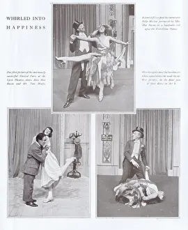 Merson: Three scenes from the musical farce Whirled into Happiness