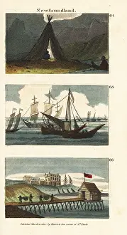 Montmorency: Scenes in Newfoundland, 18th century