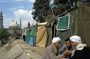 1987egypt: Behind the scenes a religious celebration ?