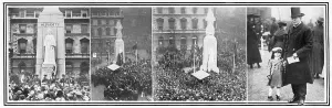 Frampton: Scenes at the unveiling of the Edith Cavell memorial, 1920
