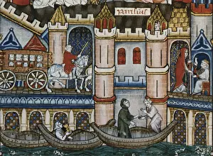 Antonino: Scenes from Vie de St.Denis. Saint Santin and