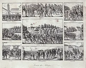 Laboring: Scenes of the workers'. With the Praterschlacht