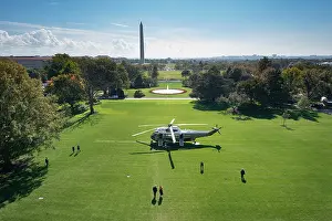 Lcgr2020: Scenic overview of the South Lawn and the Washington