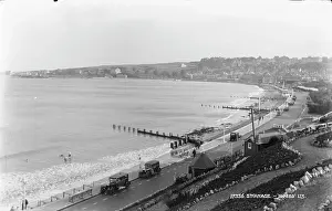 Swanage: Scenic View of the Beach at Swanage