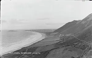 Gower: Scenic View of Rhossili Bay