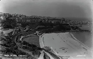 Ives: Scenic View of St. Ives, Cornwall