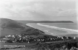 Woolacombe: Scenic View of Woolacombe Beach