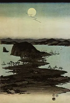Hiroshige: Eight Scenic Views of Kanazawa under Full Moon
