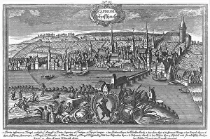 Schaffhausen: Schaffhausen view, engraving