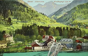 Almtal: Scharnstein in Almtal (Upper Austria). 1928