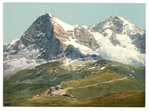 Eiger: Scheidegg, Mount Eiger and Monch, Bernese Oberland, Switzerl