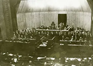 Breaks: Scheidemann opposes the adoption of the Versailles Treaty
