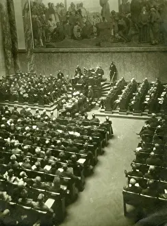 Breaks: Scheidemann speaks against the Versailles Treaty, 1919