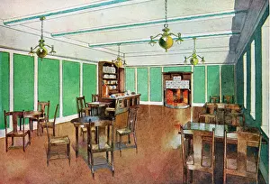 Apr20: Scheme for luncheon and dining-room, 1909