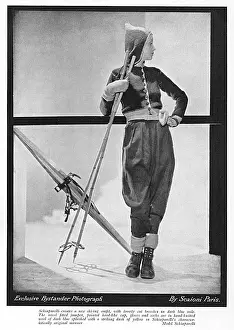 Schiaparelli: Schiaparelli ski oufit, 1929