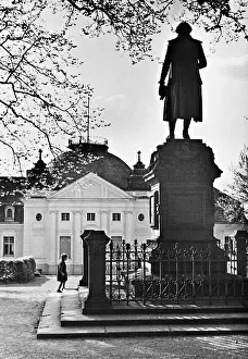 Schiller: Schiller monument in Marbach, 1934