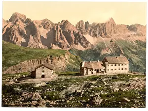 Rosengarten: Schlernhaus and Rosengarten Group, Tyrol, Austro-Hungary