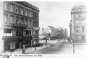 Letterbox: Schlossfreiheit in Berlin, around 1880