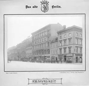 Bookshop: Schlossfreiheit in Berlin, around 1885