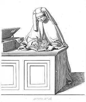 Copyists: SCHOLAR WRITING