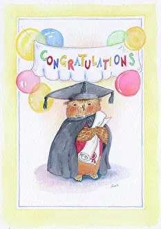 Scholarly: Scholarly Owl - Congratulations