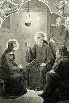 Scholastica: SCHOLASTICA & BENEDICT