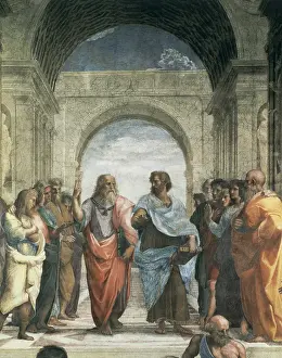Philosophic: The School of Athens (detail), by Raphael