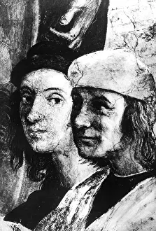 Sanzio: The School of Athens (detail), by Raphael