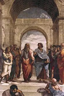Admired: The School of Athens, detail of Plato & Aristotle
