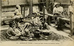 Valee: School of carpet making, Algiers