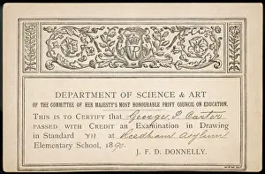 Fatherless: SCHOOL CERTIFICATE ART