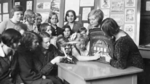 Rector: School class in the Postal Museum, 1930-1932