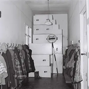 Cloakroom: School cloakroom