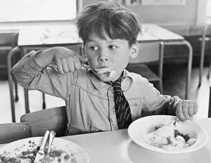 Tucks: SCHOOL DINNER 1956