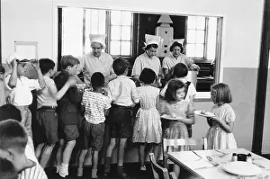 Dinners: SCHOOL DINNERS 1956