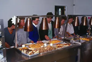 Unappetising: SCHOOL DINNERS 1988