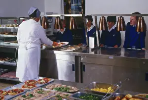Unappetising: SCHOOL DINNERS 1988