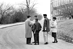 Discrimination: School integration - civil rights - racial integration
