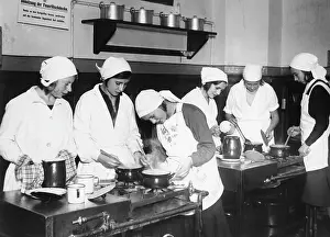Housekeeping: School kitchen, 1932