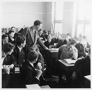 Henry Grant Collection: A school lesson in progress, 1960