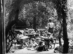 Heatwave: School lessons in the open air