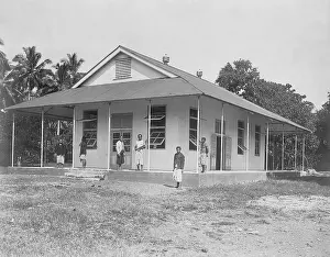 Samoa: School in Malifa in Samoa, 1910