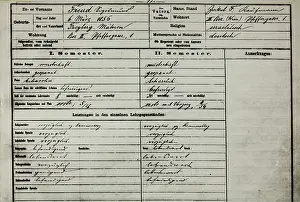 Psychoanalyst: School report of the later psychoanalyst Sigmund Freud