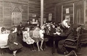 Marey: School in session - Sunset School, Marey, ?