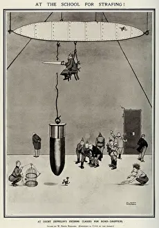 Strafing: At the school for Strafing! by William Heath Robinson