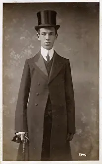 Starched: Schoolboy in his Sunday dress