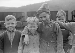 Kempton: Schoolboys in coal town, Kempton, West Virginia